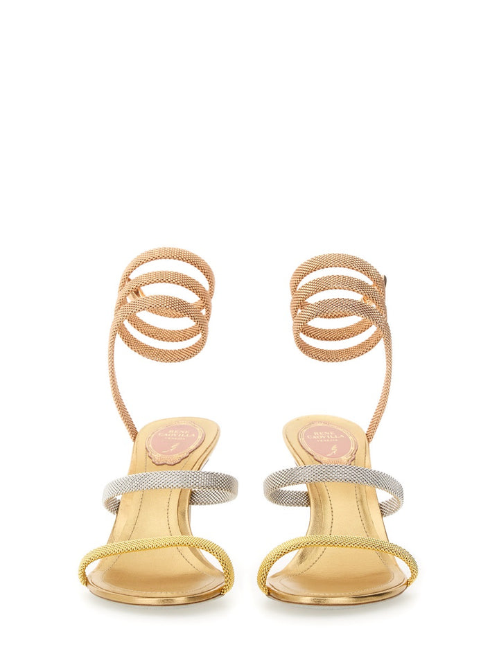 René Caovilla pumps - Gold | Wanan Luxury