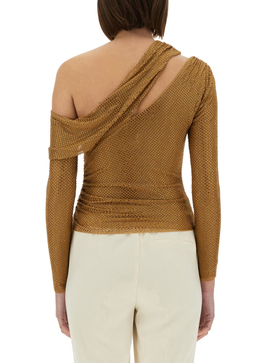 Self-Portrait Tops - Gold | Wanan Luxury