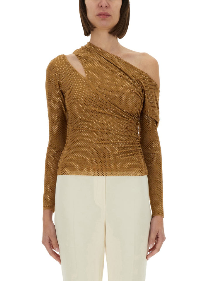 Self-Portrait Tops - Gold | Wanan Luxury