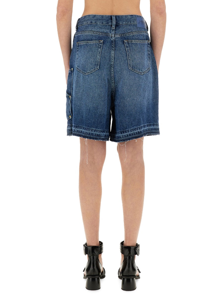 Ganni Shorts - Blue | Wanan Luxury