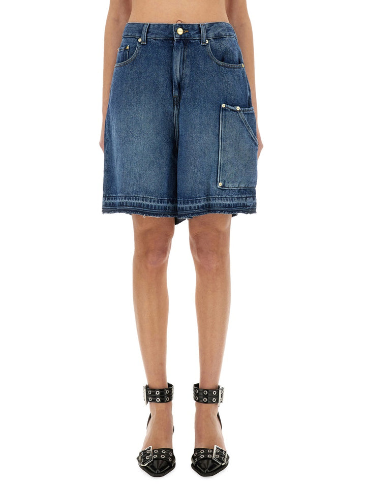 Ganni Shorts - Blue | Wanan Luxury