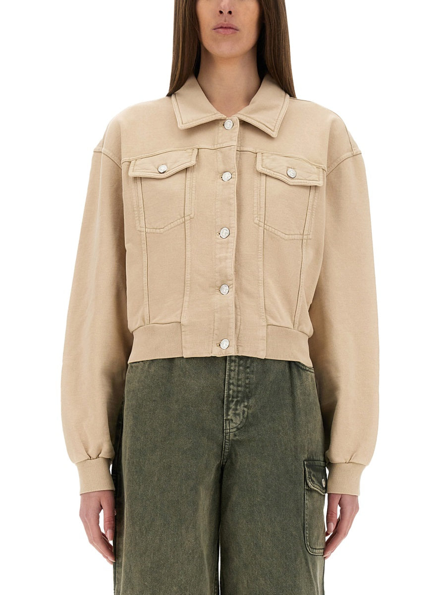 Moschino Jeans Jackets - Beige | Wanan Luxury