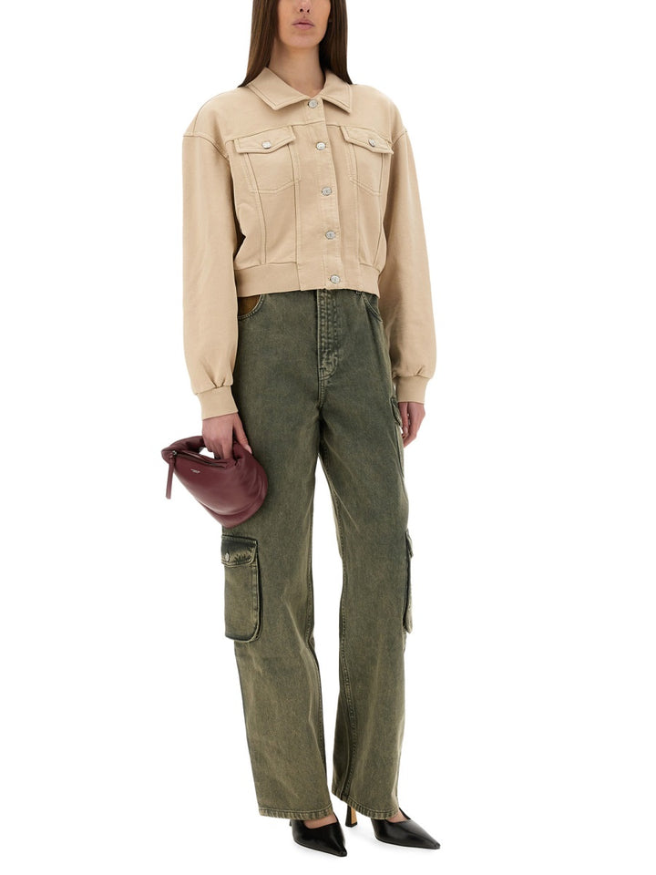 Moschino Jeans Jackets - Beige | Wanan Luxury