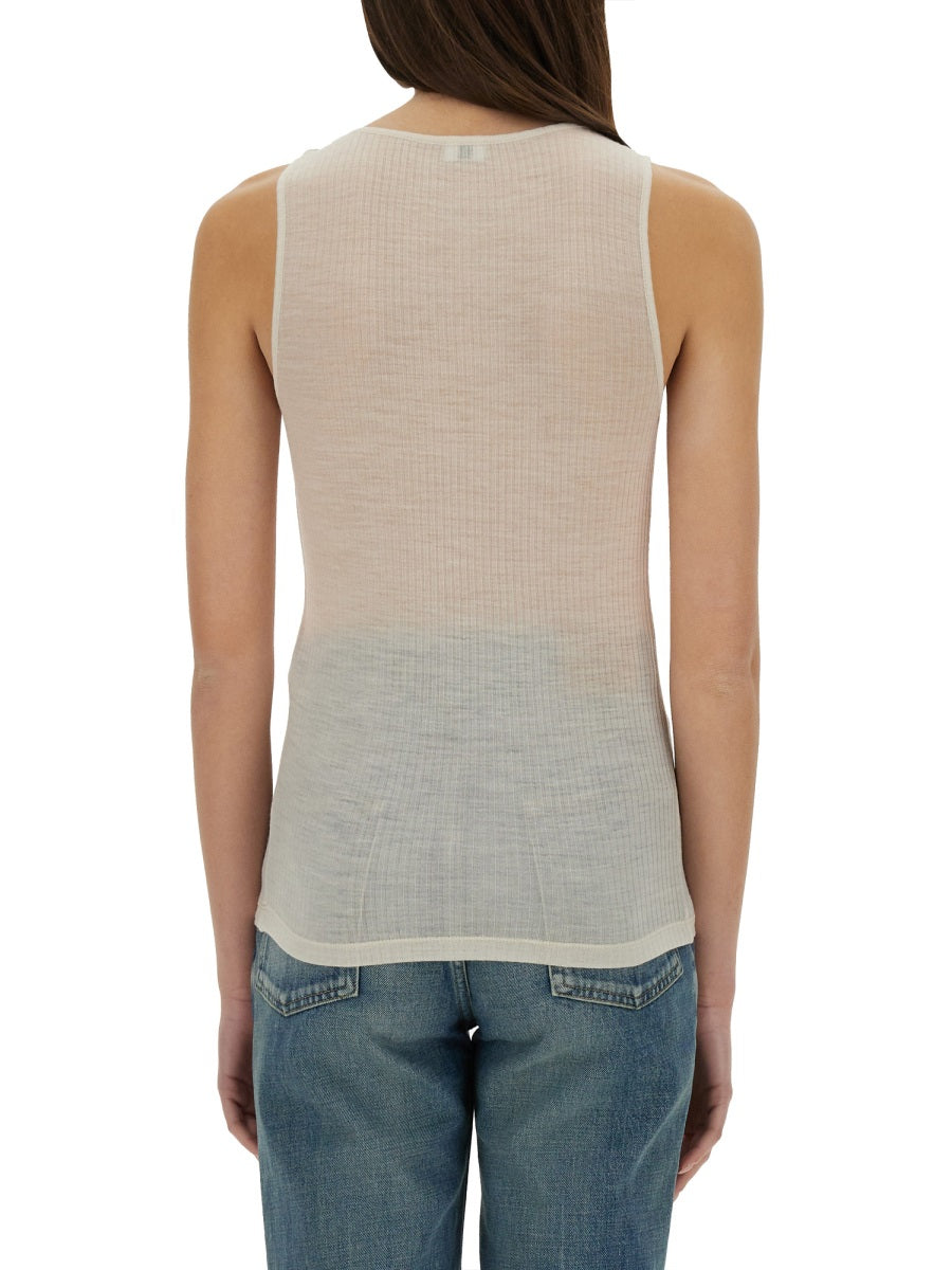 Saint Laurent Tops - White | Wanan Luxury