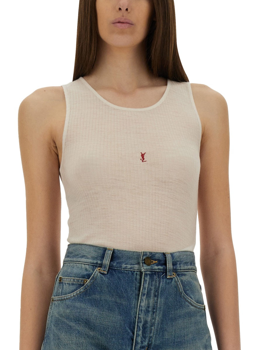 Saint Laurent Tops - White | Wanan Luxury