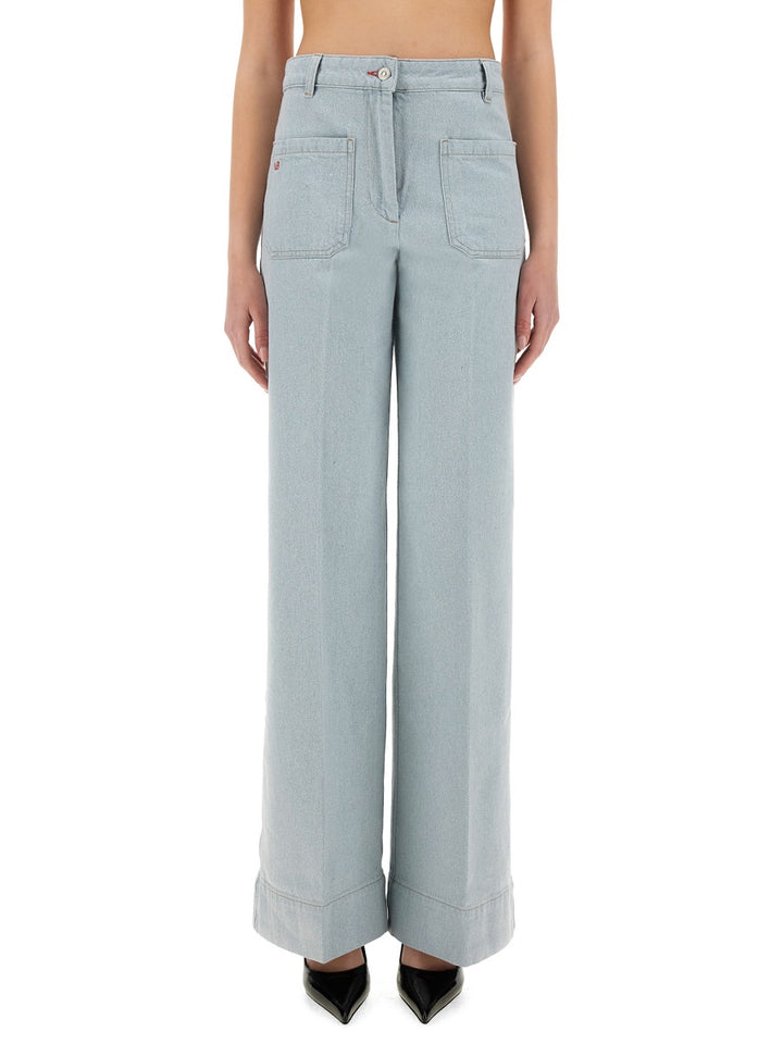 Victoria Beckham Denim - White, Light Blue | Wanan Luxury