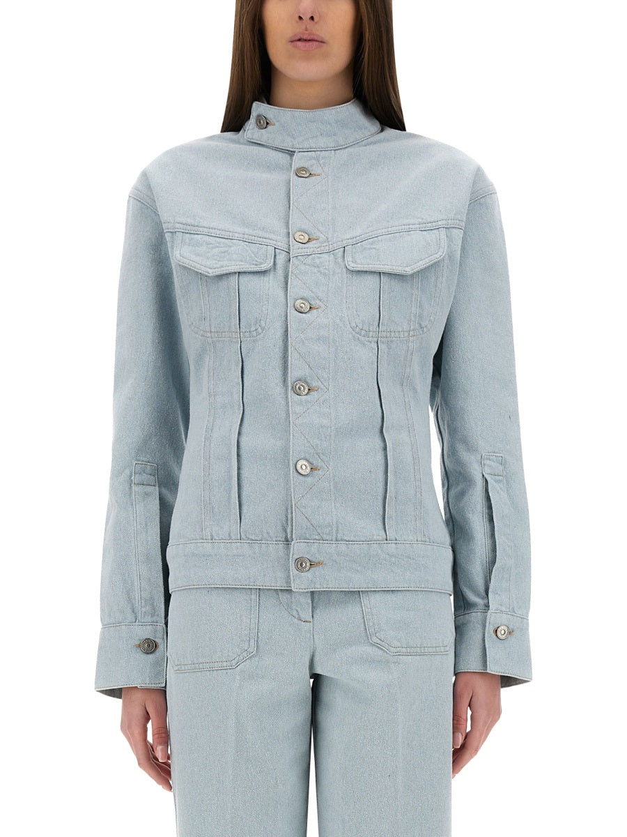 Victoria Beckham Shirts - White, Light Blue | Wanan Luxury