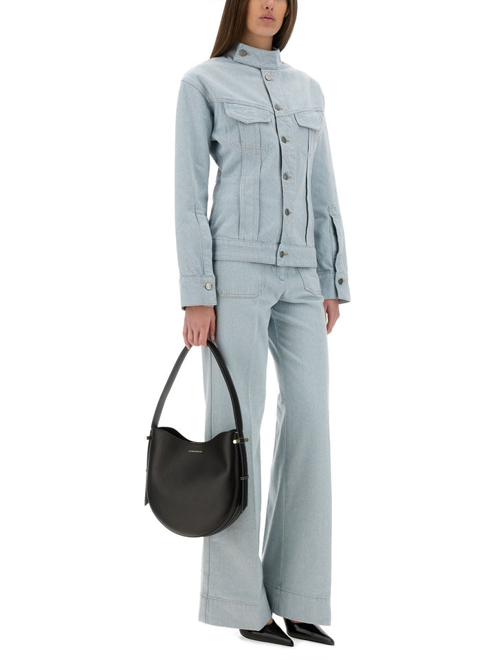 Victoria Beckham Shirts - White, Light Blue | Wanan Luxury