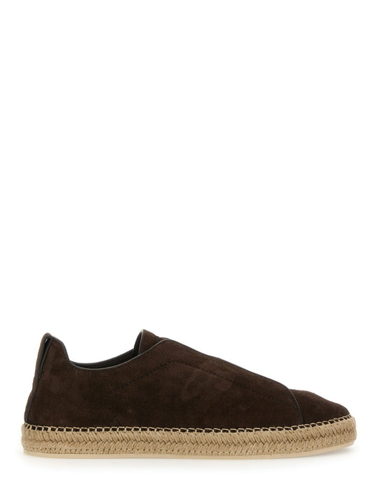 Leather Espadrille