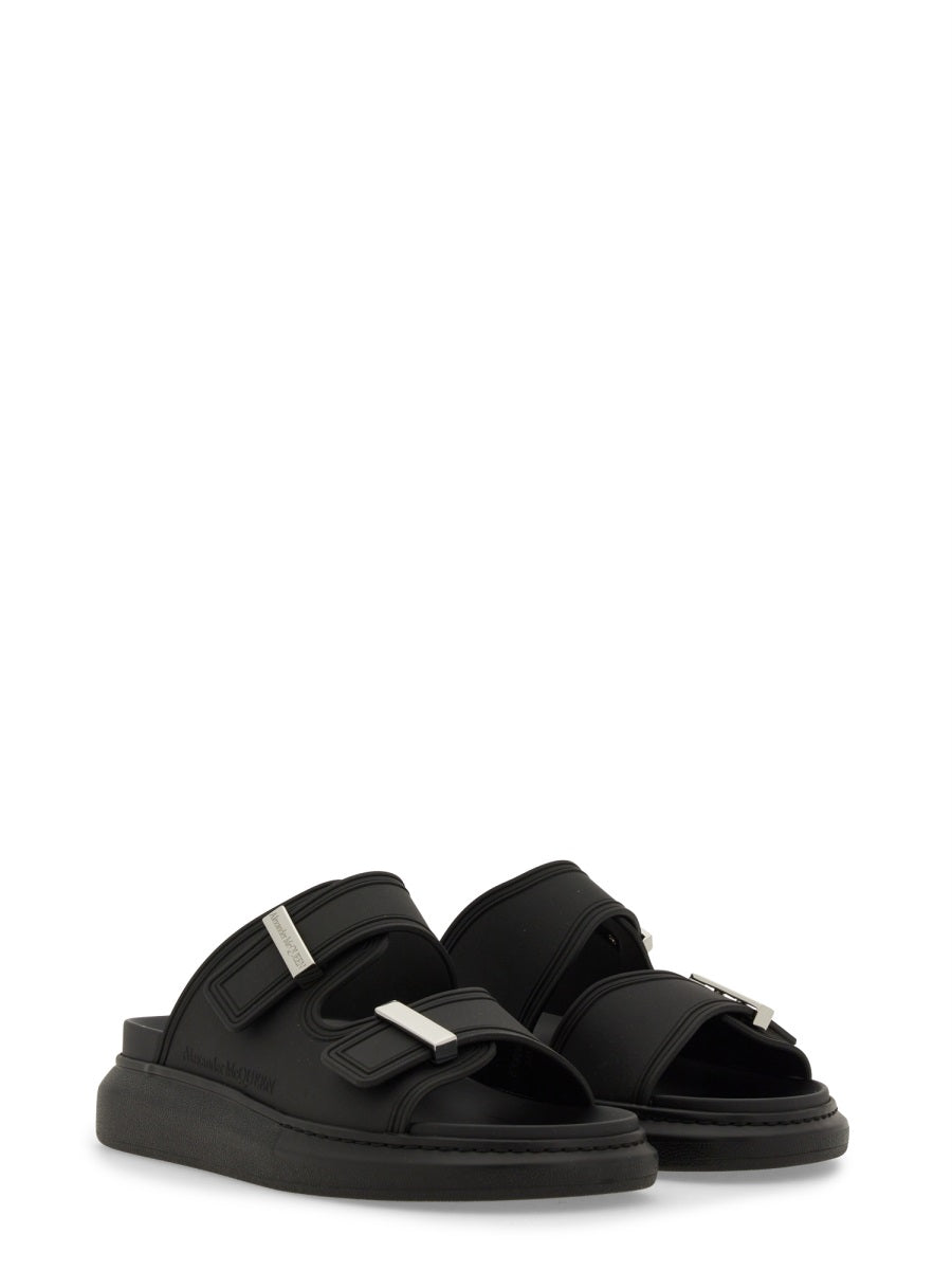 Alexander McQueen Sandals - Black | Wanan Luxury