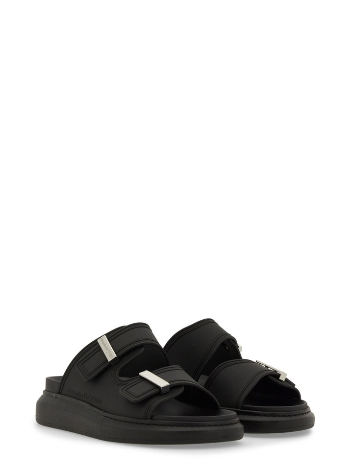 Alexander McQueen Sandals - Black | Wanan Luxury