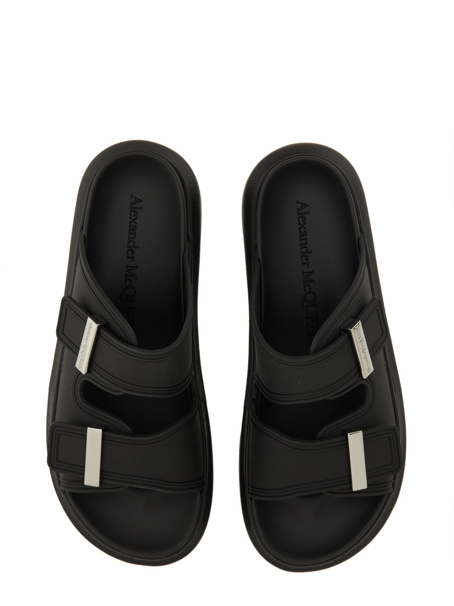 Alexander McQueen Sandals - Black | Wanan Luxury