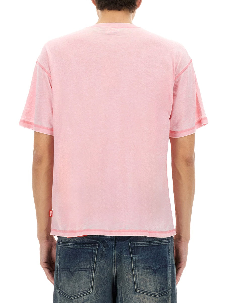 Diesel T shirts - Pink | Wanan Luxury