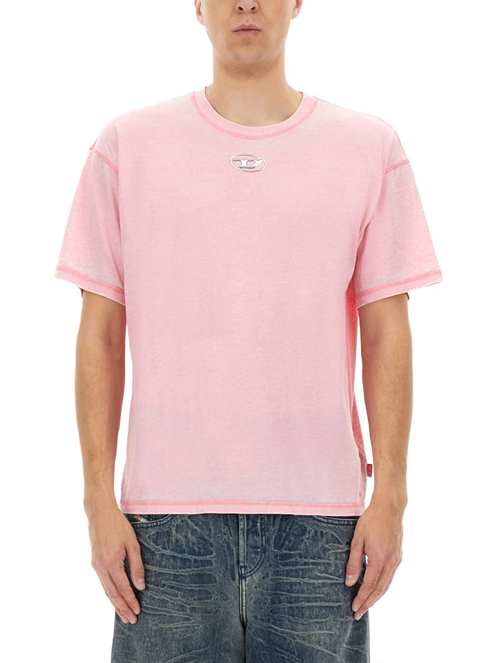 Diesel T shirts - Pink | Wanan Luxury