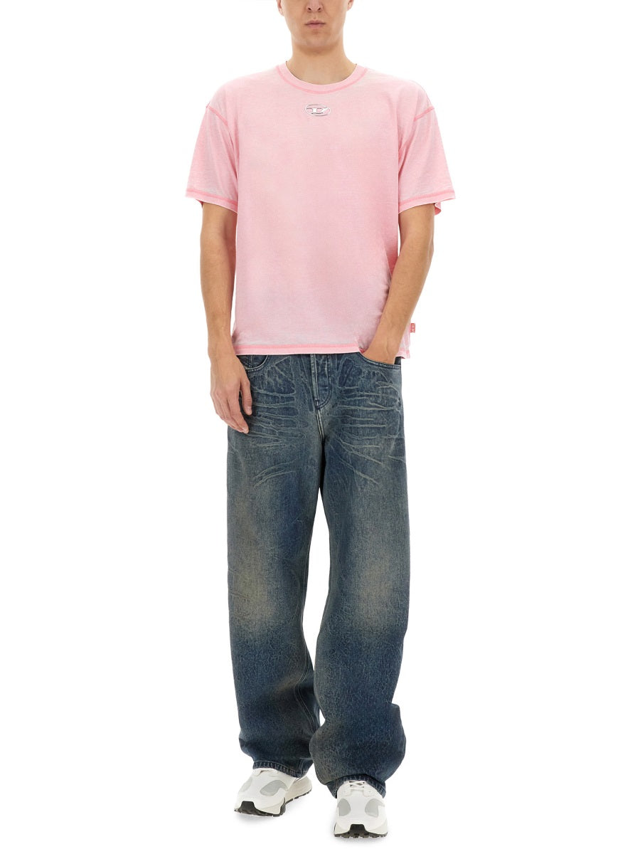 Diesel T shirts - Pink | Wanan Luxury