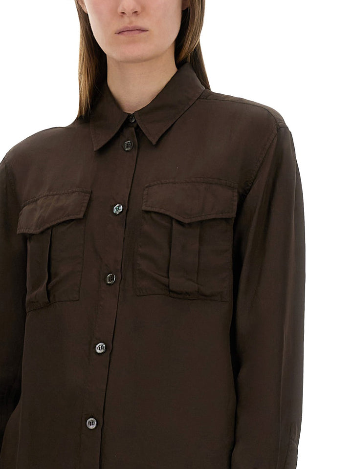 Aspesi Shirts - Brown | Wanan Luxury
