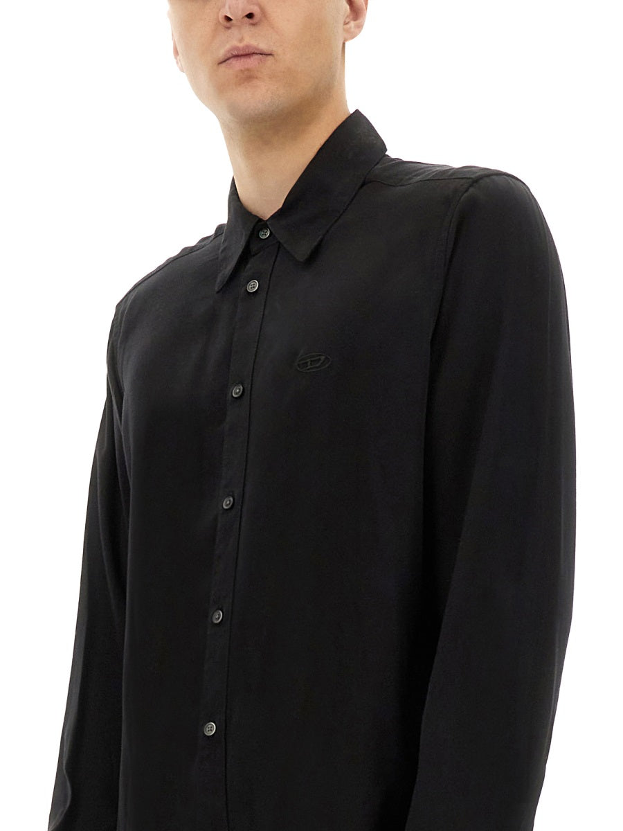 Diesel Shirts - Black | Wanan Luxury