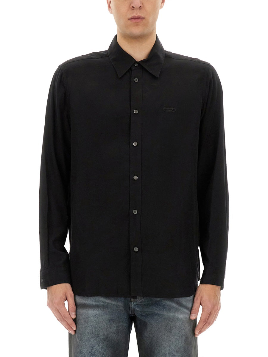Diesel Shirts - Black | Wanan Luxury