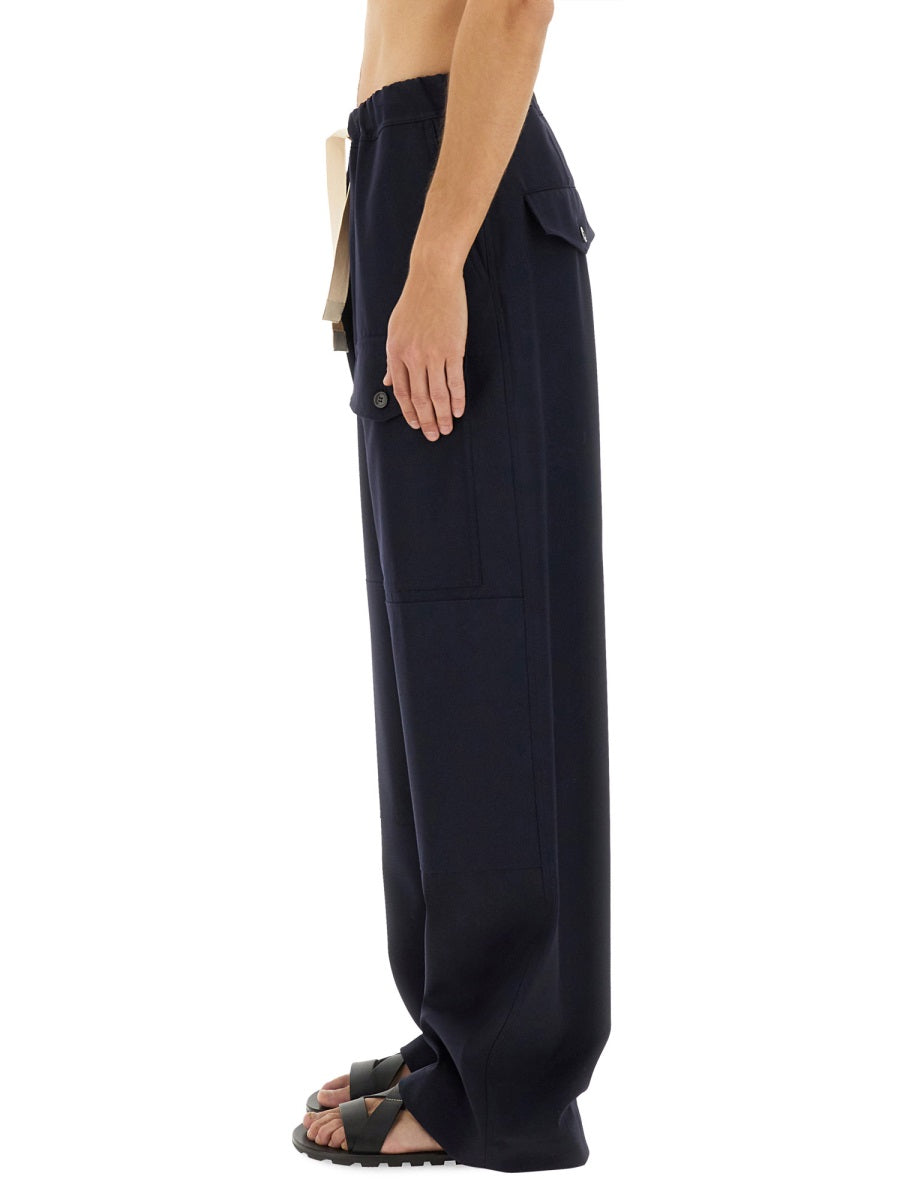 Dries Van Noten Pants - Blue | f6a46d61185a617ba079c86a9f61b6edf90277ef