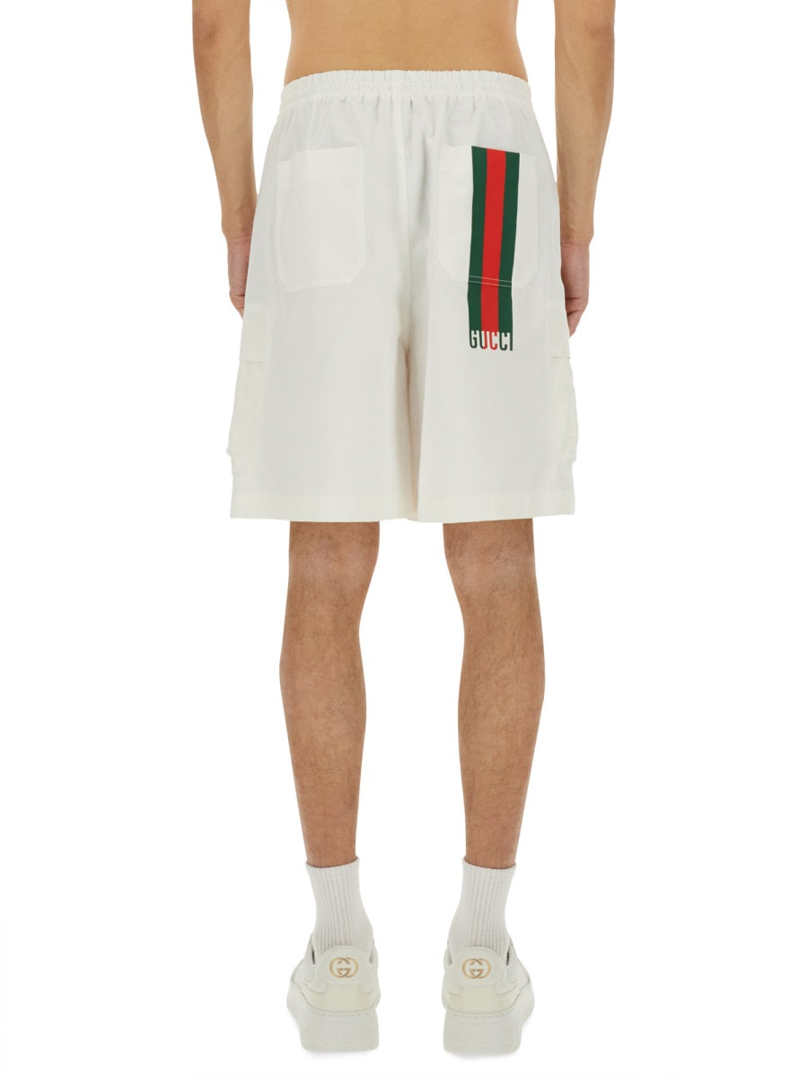 Gucci Shorts - White | 71cda4e6f8ef393cc0b538e737edd2e89cdb9f83