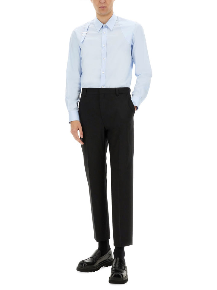 Alexander McQueen Shirts - Light Blue | Wanan Luxury