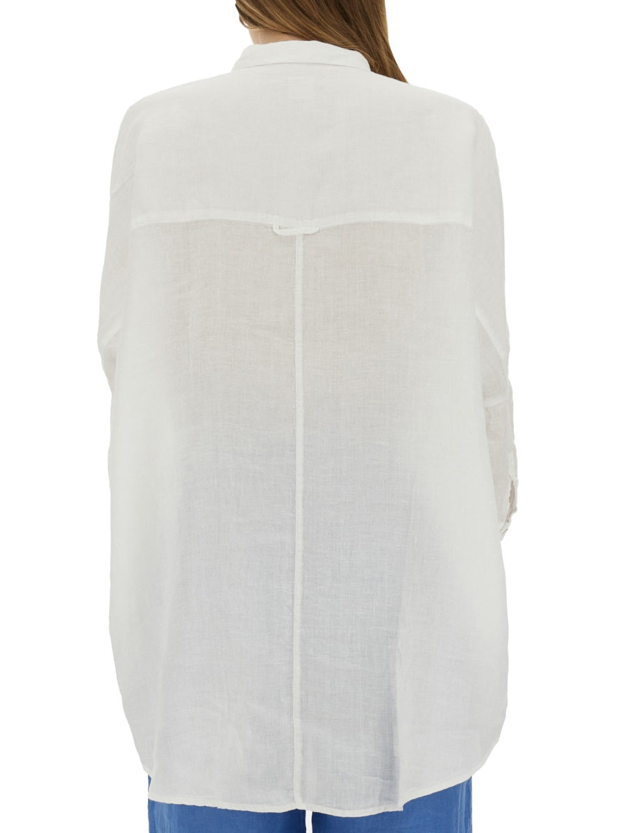 120% Lino Shirts - White | Wanan Luxury