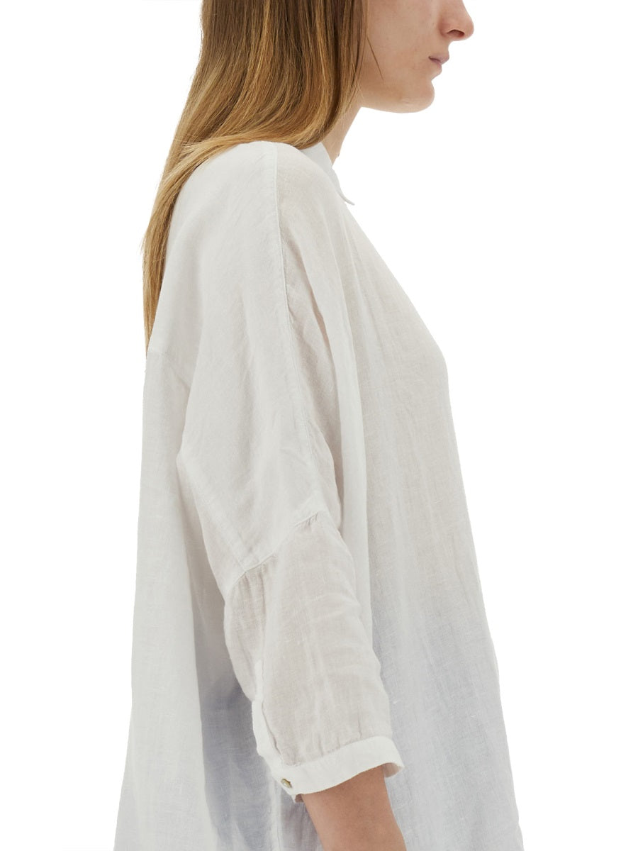 120% Lino Shirts - White | Wanan Luxury