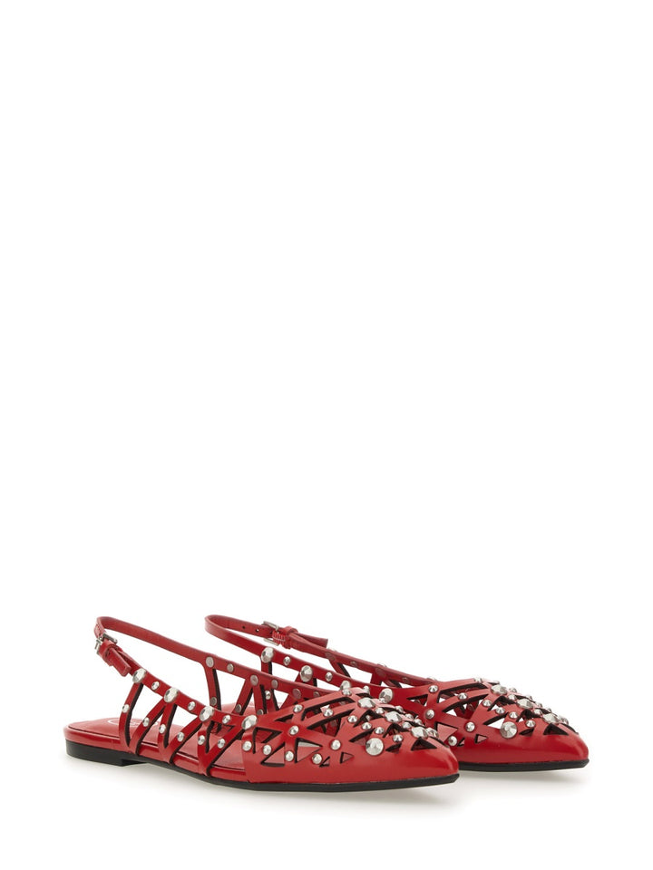 Ash Flat Shoes - Red | Wanan Luxury