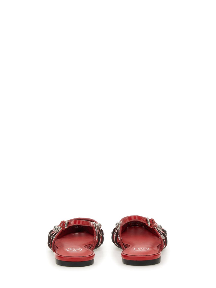 Ash Flat Shoes - Red | Wanan Luxury