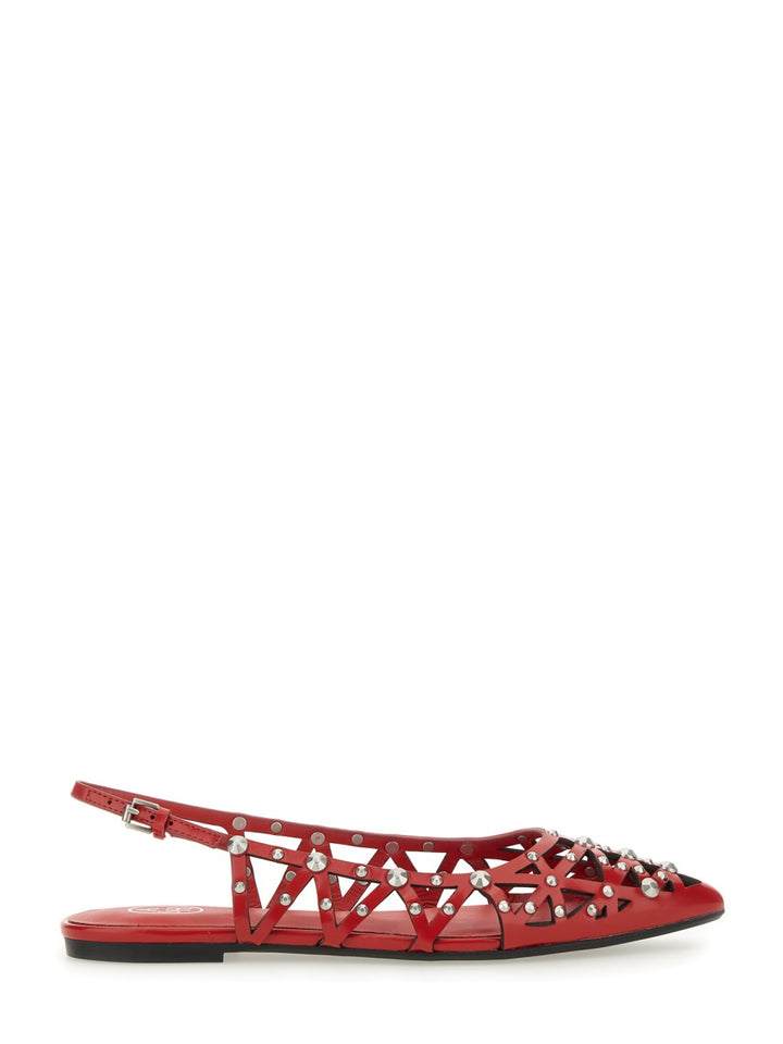 Ash Flat Shoes - Red | Wanan Luxury