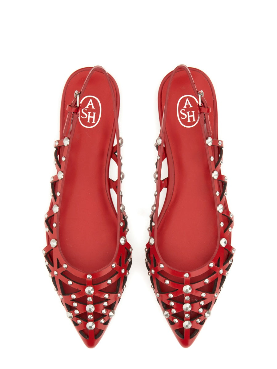 Ash Flat Shoes - Red | Wanan Luxury