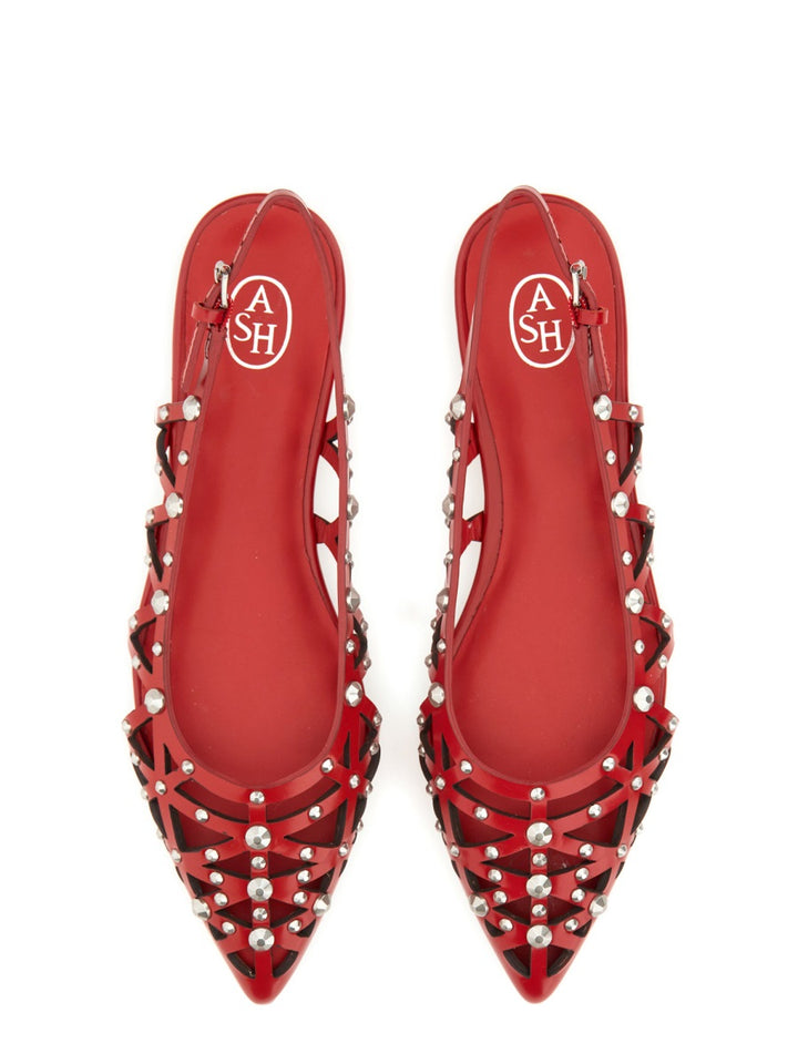 Ash Flat Shoes - Red | Wanan Luxury