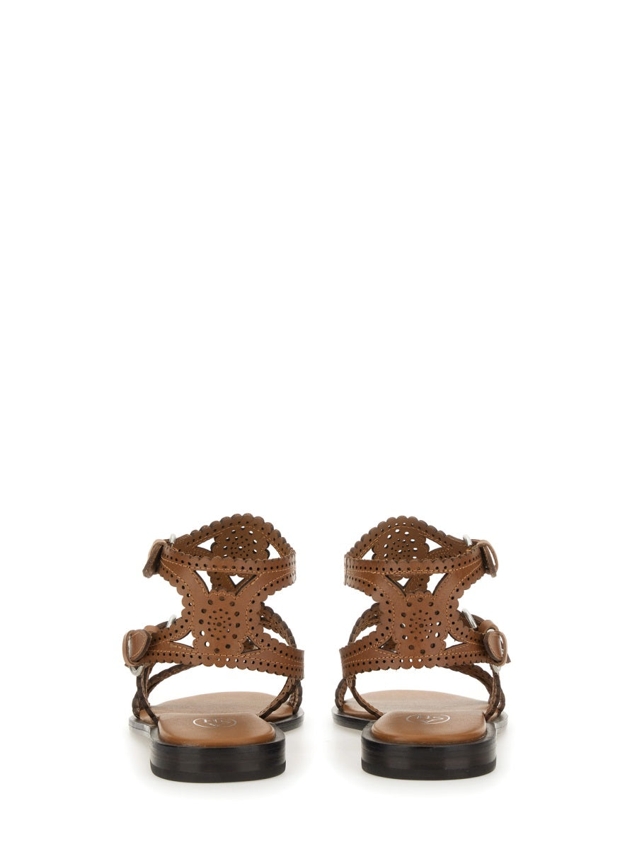 Ash Sandals - Brown | Wanan Luxury
