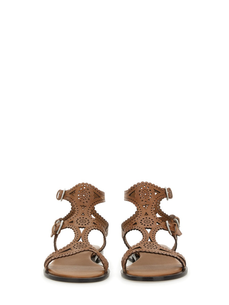 Ash Sandals - Brown | Wanan Luxury
