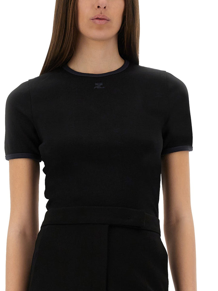 Courrèges T shirts - Black | Wanan Luxury