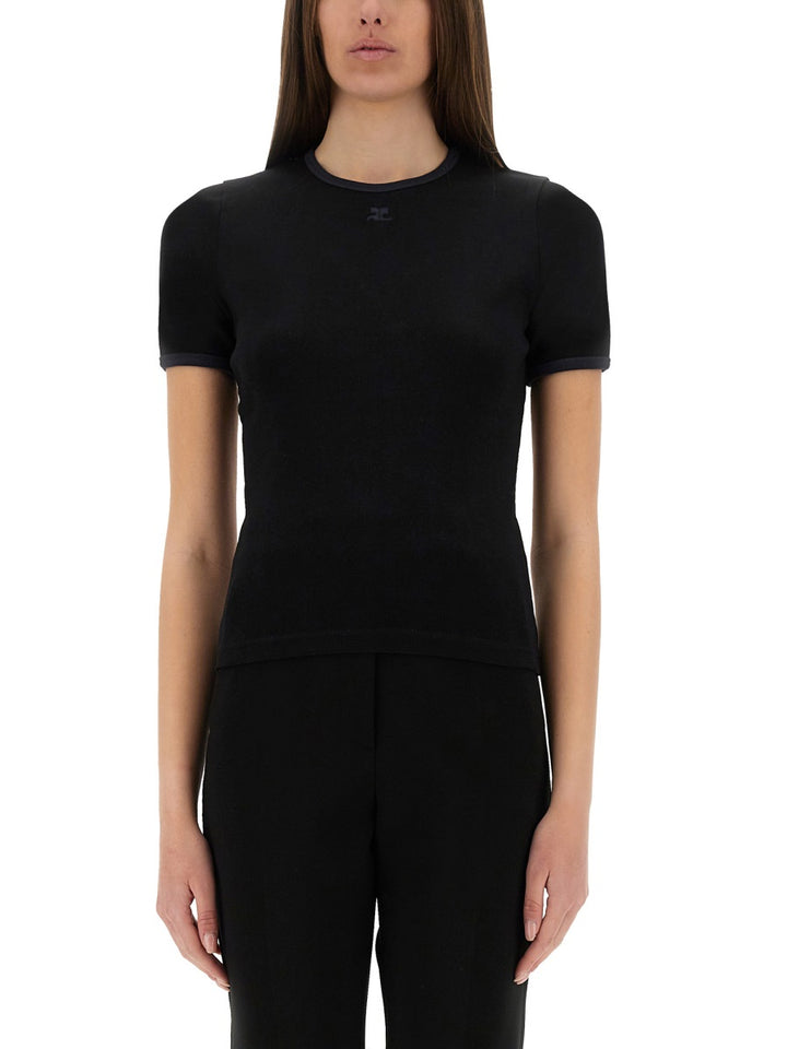 Courrèges T shirts - Black | Wanan Luxury