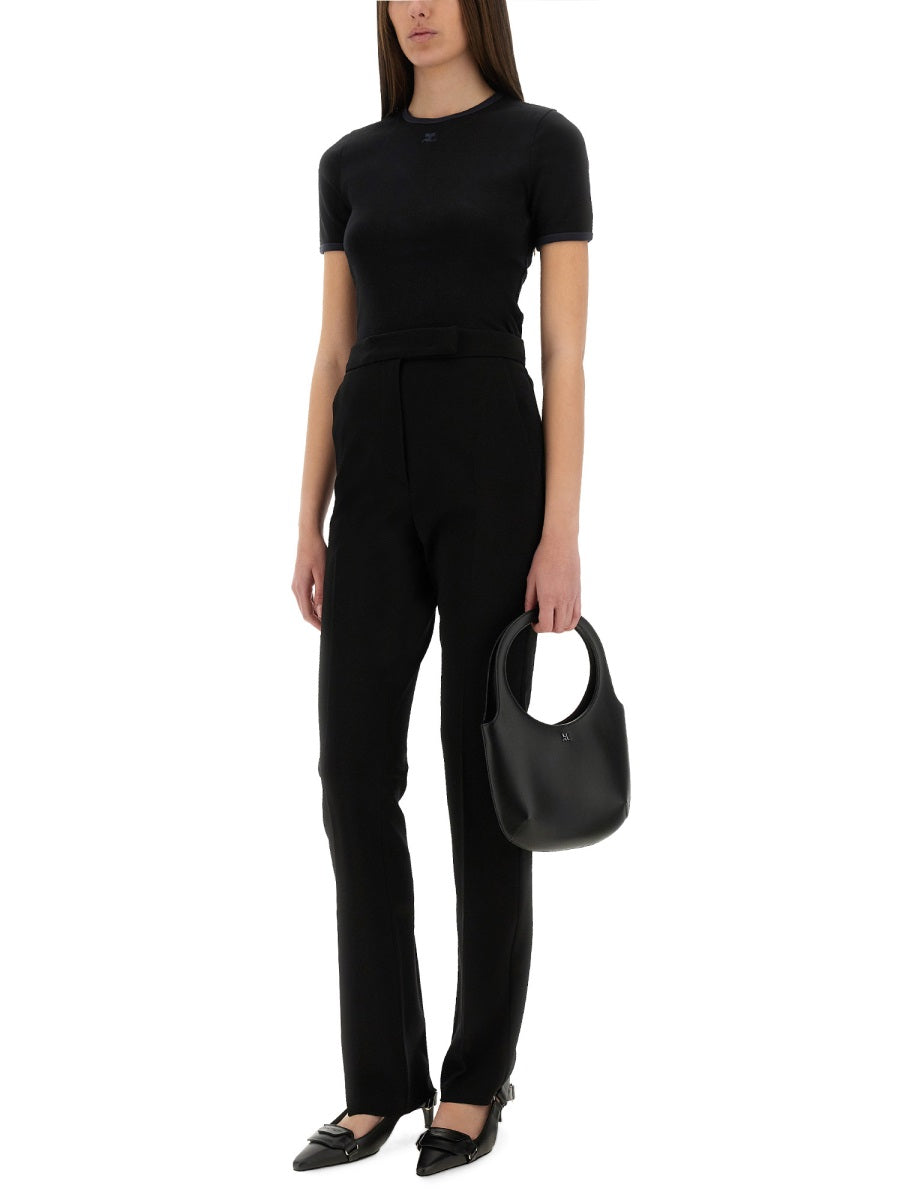 Courrèges T shirts - Black | Wanan Luxury