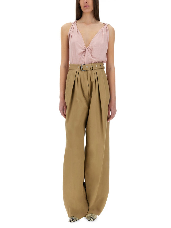 Dries Van Noten Pants - Beige | bf9df3537d9ee0e8c8c1d38531f9dc96eae516bf