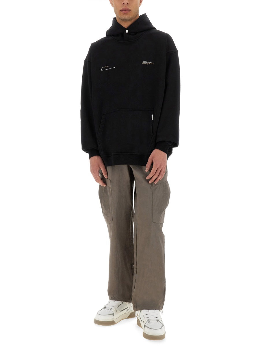 Represent Sweatshirts - Black | Wanan Luxury