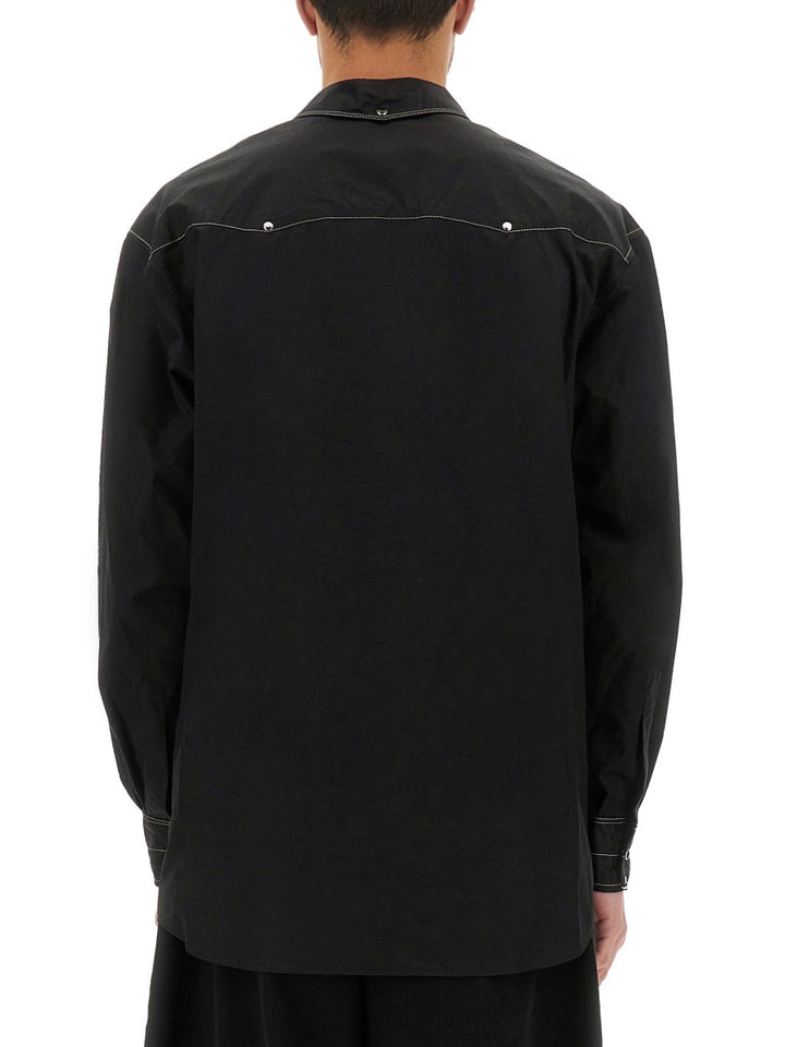 Lemaire Shirts - Black | Wanan Luxury