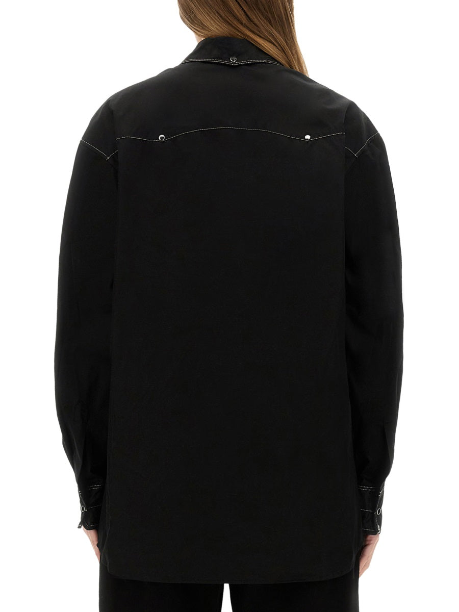 Lemaire Shirts - Black | Wanan Luxury