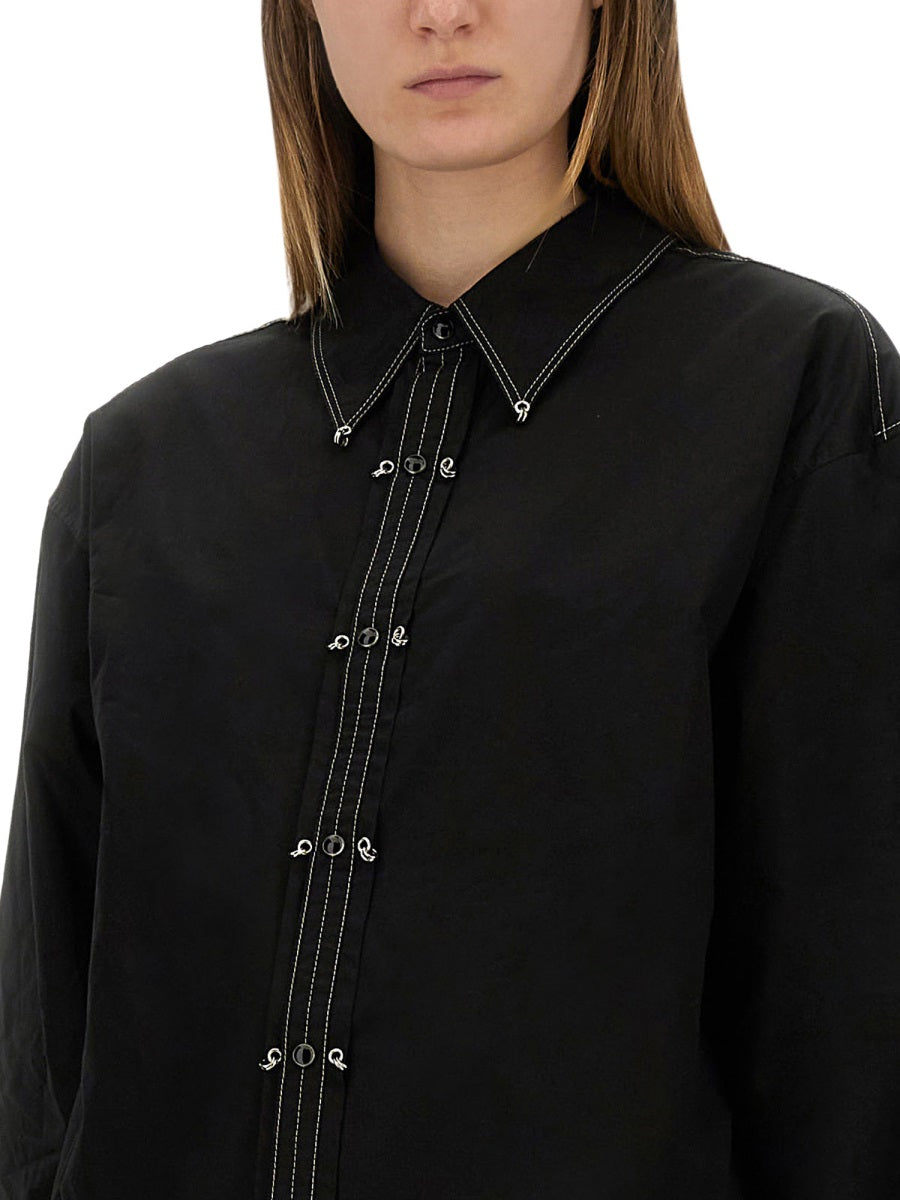Lemaire Shirts - Black | Wanan Luxury