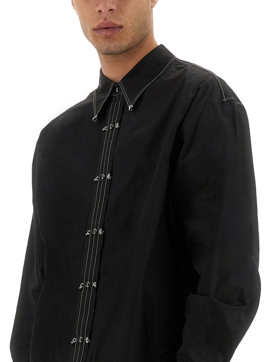 Lemaire Shirts - Black | Wanan Luxury