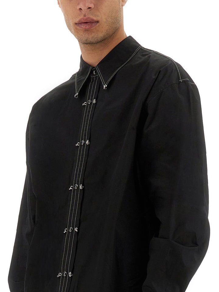 Lemaire Shirts - Black | Wanan Luxury