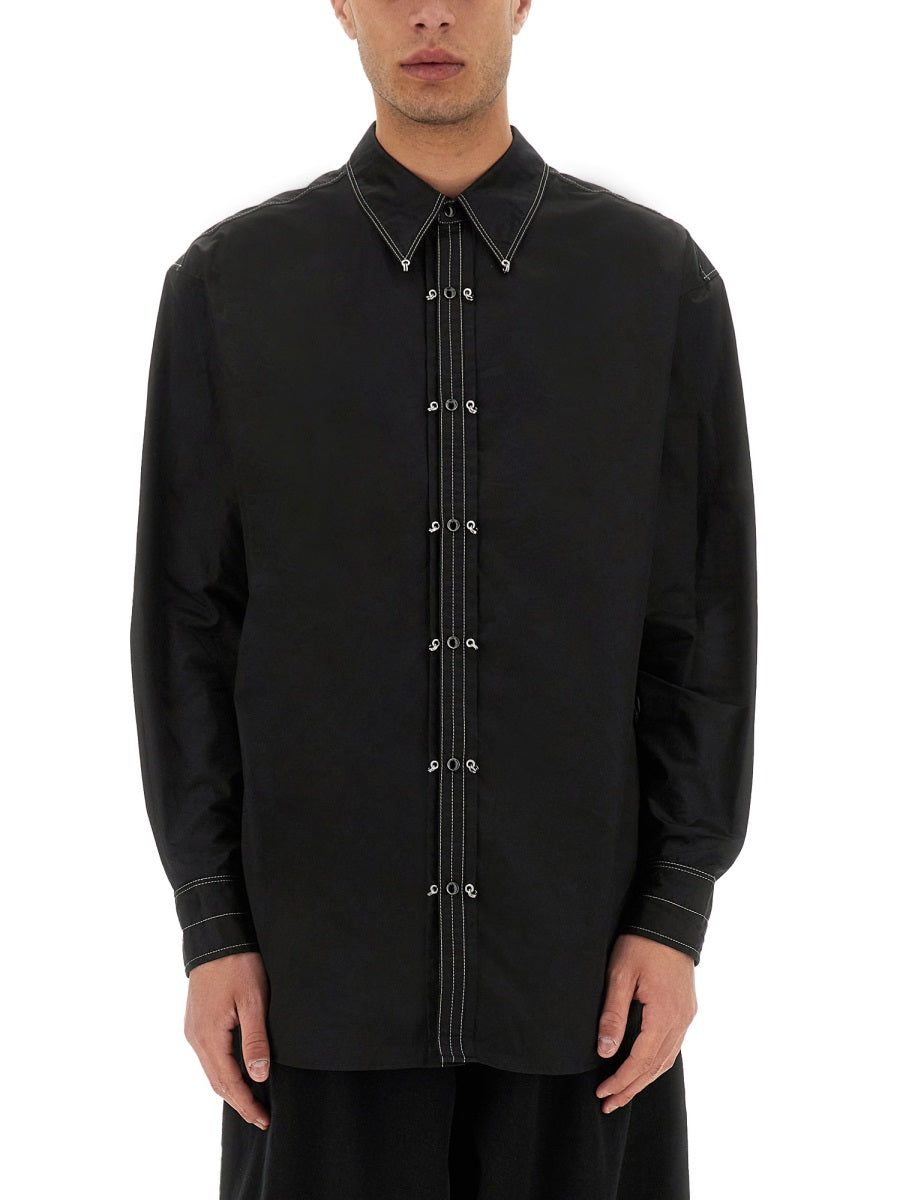 Lemaire Shirts - Black | Wanan Luxury
