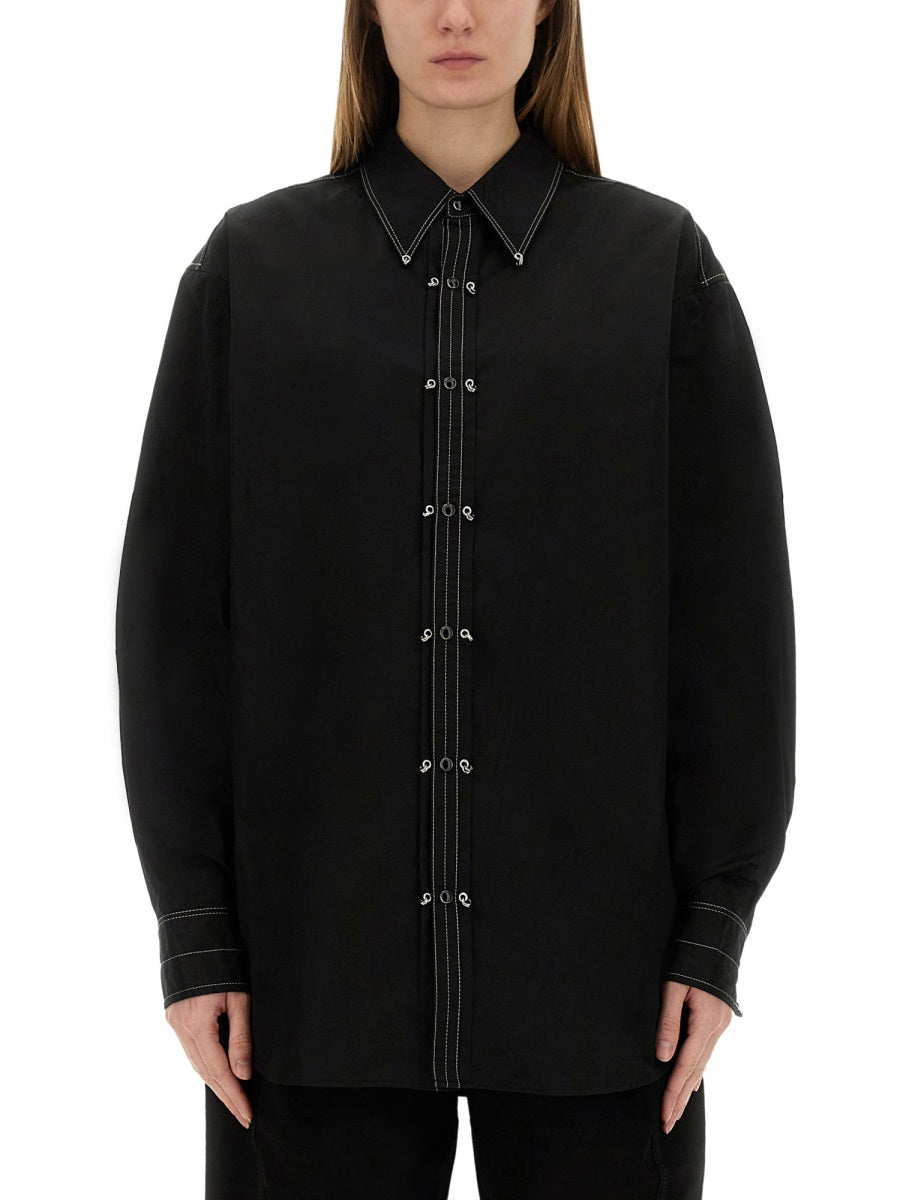 Lemaire Shirts - Black | Wanan Luxury