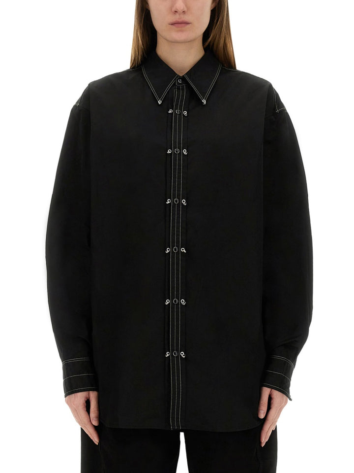 Lemaire Shirts - Black | Wanan Luxury