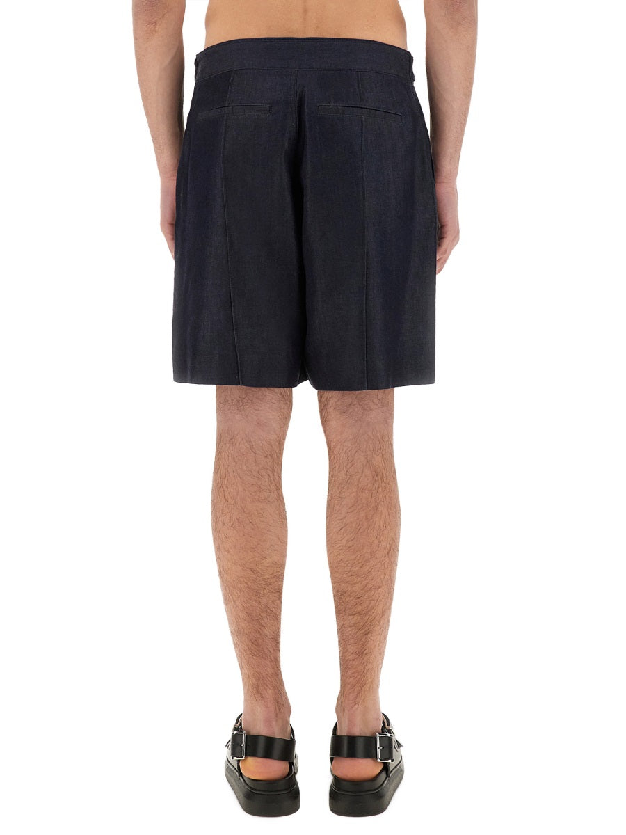 Alexander McQueen Shorts - Blue | Wanan Luxury