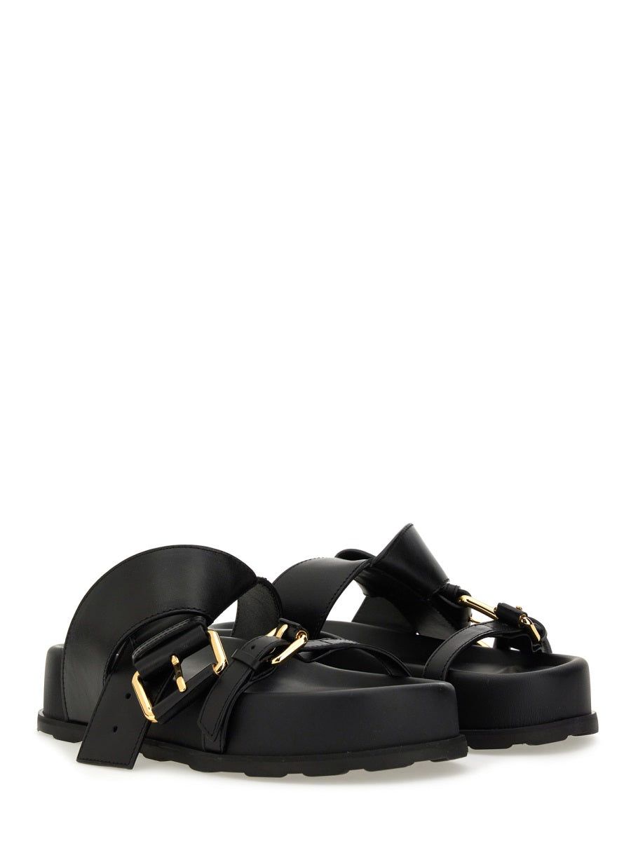Moschino Sandals - Black | Wanan Luxury