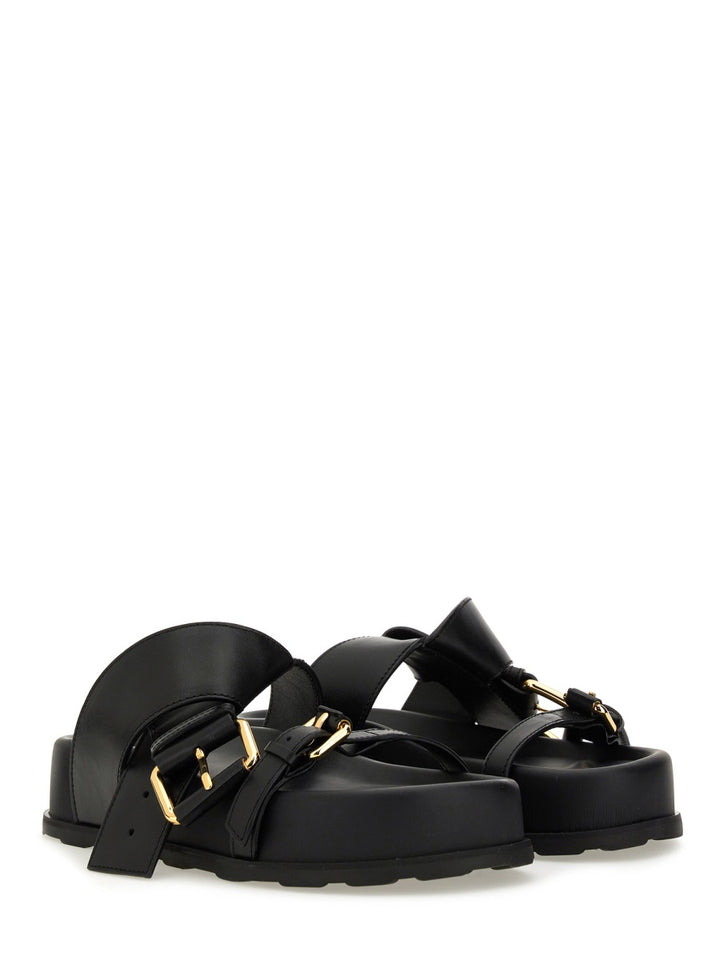 Moschino Sandals - Black | Wanan Luxury